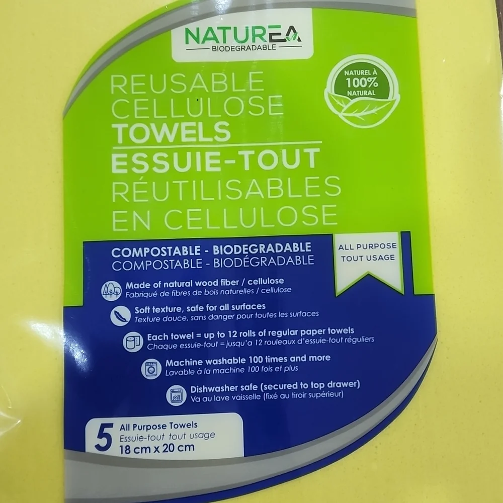 Compostable Reuseabl towels - Picture 2 of 2